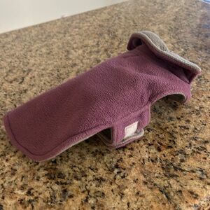 Dog reversible fleece vest